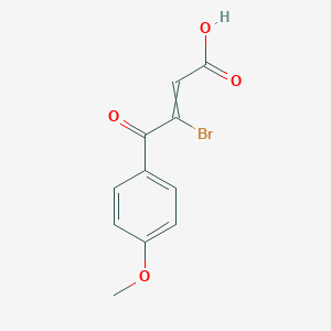 molecular formula C11H9BrO4 B095175 Bromebric acid, (Z)- CAS No. 16170-76-6