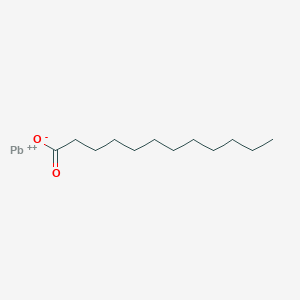 molecular formula C12H23O2Pb+ B095176 Lauric acid, lead salt CAS No. 15306-30-6
