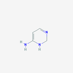 molecular formula C4H7N3 B095180 2,3-二氢嘧啶-4-胺 CAS No. 19408-86-7