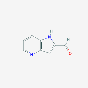 molecular formula C8H6N2O B095182 1H-吡咯并[3,2-b]吡啶-2-甲醛 CAS No. 17288-52-7