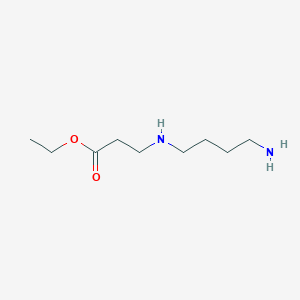 molecular formula C9H20N2O2 B095194 Ethyl 3-(4-aminobutylamino)propanoate CAS No. 16545-40-7