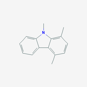 molecular formula C15H15N B095203 1,4,9-Trimethylcarbazole CAS No. 18024-11-8