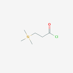 molecular formula C6H13ClOSi B095210 3-Trimethylsilylpropanoyl chloride CAS No. 18187-31-0
