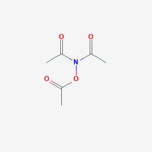molecular formula C6H9NO4 B095216 N,N,O-三乙酰羟胺 CAS No. 17720-63-7