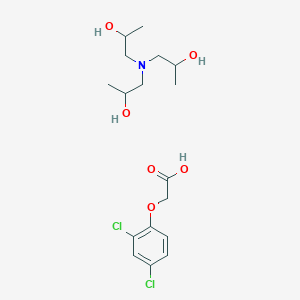 molecular formula C17H27Cl2NO6 B095217 2,4-D triisopropanolammonium salt CAS No. 18584-79-7