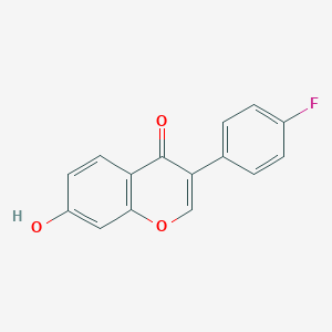 molecular formula C15H9FO3 B095219 3-(4-Fluorophenyl)-7-hydroxy-4H-chromen-4-one CAS No. 15584-10-8