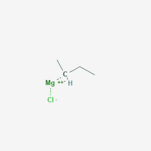 molecular formula C4H9ClMg B095220 sec-Butylmagnesium chloride CAS No. 15366-08-2