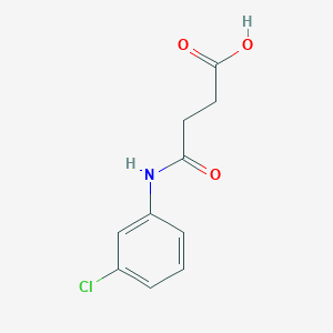 molecular formula C10H10ClNO3 B095223 4-[(3-Chlorophenyl)amino]-4-oxobutanoic acid CAS No. 15386-96-6