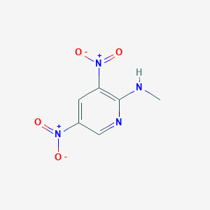 molecular formula C6H6N4O4 B095225 (3,5-Dinitro-pyridin-2-yl)-methyl-amine CAS No. 19404-40-1