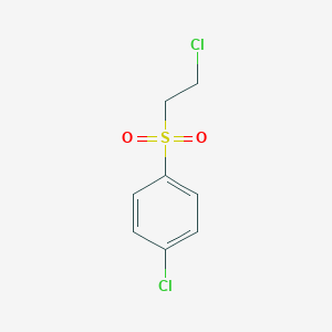 molecular formula C8H8Cl2O2S B095232 SULFONE, 2-CHLOROETHYL p-CHLOROPHENYL CAS No. 16191-84-7