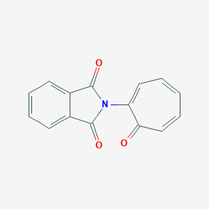molecular formula C15H9NO3 B095235 Phthalimide, N-(7-oxo-1,3,5-cycloheptatrien-1-yl)- CAS No. 18188-89-1
