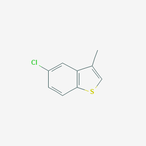 molecular formula C9H7ClS B095242 5-Chloro-3-methylbenzo[b]thiophene CAS No. 19404-18-3