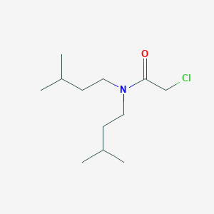 molecular formula C12H24ClNO B009525 2-chloro-N,N-bis(3-methylbutyl)acetamide CAS No. 100395-94-6