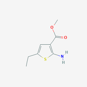 molecular formula C8H11NO2S B095251 Methyl 2-amino-5-ethylthiophene-3-carboxylate CAS No. 19156-63-9