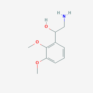 molecular formula C10H15NO3 B095258 2-Amino-1-(2,3-dimethoxyphenyl)ethanol CAS No. 17055-25-3