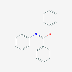 molecular formula C19H15NO B095268 N-PHENYL-BENZIMIDIC ACID PHENYL ESTER CAS No. 15940-86-0