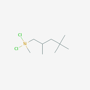 molecular formula C9H20Cl2Si B095269 Dichloromethyl(2,4,4-trimethylpentyl)silane CAS No. 17869-31-7