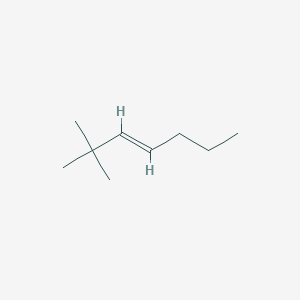 molecular formula C9H18 B095280 trans-2,2-Dimethyl-3-heptene CAS No. 19550-75-5