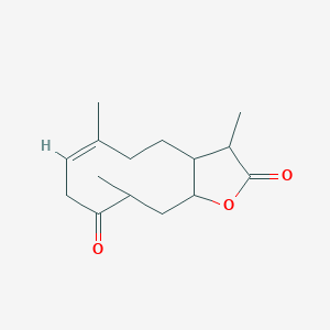 molecular formula C15H22O3 B095282 Ketopelenolid-A CAS No. 17909-92-1