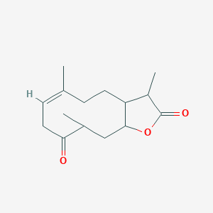 molecular formula C15H22O3 B095282 Ketopelenolide A CAS No. 17909-92-1