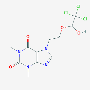molecular formula C11H13Cl3N4O4 B095291 Triclofylline CAS No. 17243-70-8