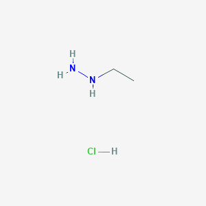 molecular formula C2H9ClN2 B095292 Ethylhydrazine hydrochloride CAS No. 18413-14-4
