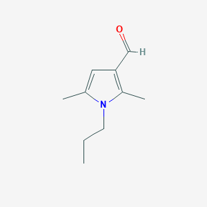 2,5-Dimethyl-1-propyl-1H-pyrrole-3-carbaldehyde