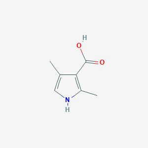 molecular formula C7H9NO2 B095297 2,4-dimethyl-1H-pyrrole-3-carboxylic Acid CAS No. 17106-13-7