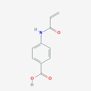molecular formula C10H9NO3 B095305 对-[(1-氧代烯丙基)氨基]苯甲酸 CAS No. 15286-98-3
