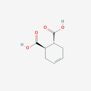 molecular formula C8H10O4 B095335 (1R,2R)-cyclohex-4-ene-1,2-dicarboxylic acid CAS No. 15573-40-7