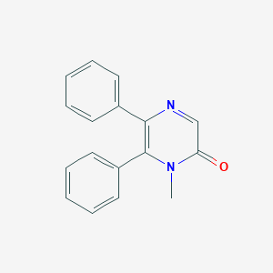 molecular formula C17H14N2O B095337 1-Methyl-5,6-diphenylpyrazin-2(1H)-one CAS No. 62251-28-9