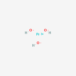 molecular formula H3O3Pr B095349 Praseodymium trihydroxide CAS No. 16469-16-2