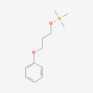 molecular formula C12H20O2Si B095354 Trimethyl(3-phenoxypropoxy)silane CAS No. 16654-49-2
