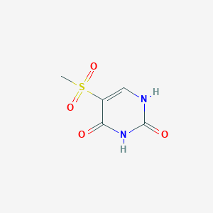 molecular formula C5H6N2O4S B095359 5-(Methylsulfonyl)pyrimidine-2,4(1h,3h)-dione CAS No. 16417-11-1