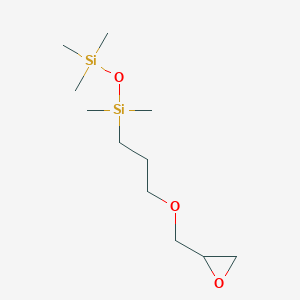 molecular formula C11H26O3Si2 B095361 (3-Glycidoxypropyl)pentamethyldisiloxane CAS No. 18044-44-5