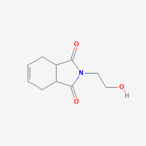 molecular formula C10H13NO3 B095367 N-(2-Hydroxyethyl)-4-cyclohexene-1,2-dicarboximide CAS No. 15458-48-7