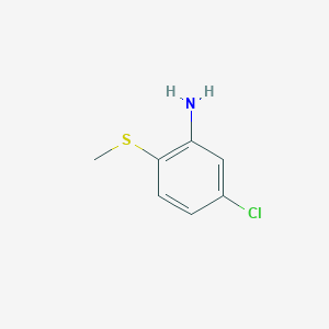 molecular formula C7H8ClNS B095375 5-Chloro-2-(methylthio)aniline CAS No. 16423-54-4