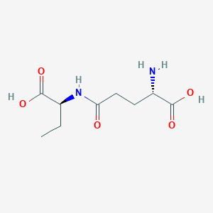 molecular formula C9H16N2O5 B095384 gamma-Glutamyl-alpha-aminobutyrate CAS No. 16869-42-4