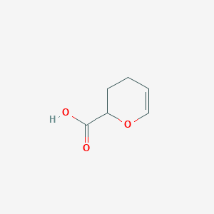 molecular formula C6H7NaO3 B095394 Sodium 3,4-dihydro-2H-pyran-2-carboxylate CAS No. 16698-52-5