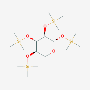 trimethyl-[(2S,3R,4S,5R)-2,3,5-tris(trimethylsilyloxy)oxan-4-yl]oxysilane