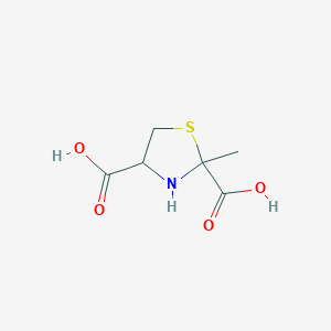 2,4-Thiazolidinedicarboxylic acid, 2-methyl-