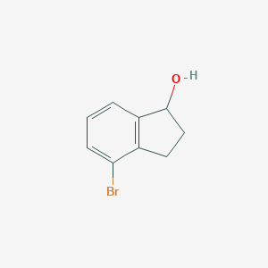 molecular formula C9H9BrO B095423 4-Bromo-2,3-dihydro-1H-inden-1-ol CAS No. 16657-10-6