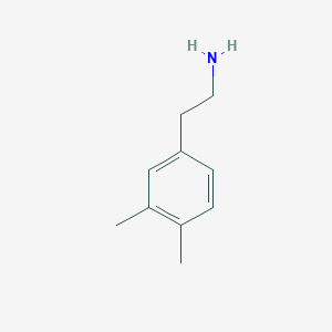 molecular formula C10H15N B095429 3,4-Dimethylphenethylamine CAS No. 17283-14-6