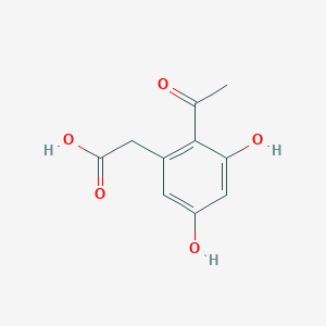 molecular formula C10H10O5 B095431 2-(2-Acetyl-3,5-dihydroxyphenyl)acetic acid CAS No. 19053-94-2