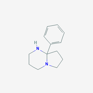 molecular formula C13H18N2 B095433 8a-苯基辛氢吡咯并[1,2-a]嘧啶 CAS No. 18409-72-8
