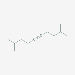 molecular formula C12H22 B095435 2,9-二甲基-5-癸炔 CAS No. 19550-56-2