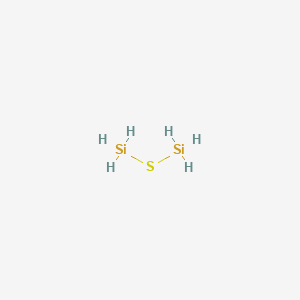 molecular formula H6SSi2 B095438 Silylsulfanylsilane CAS No. 16544-95-9