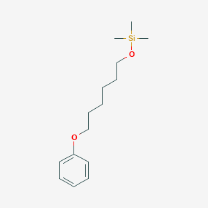 molecular formula C15H26O2Si B095440 Trimethyl[(6-phenoxyhexyl)oxy]silane CAS No. 16654-55-0