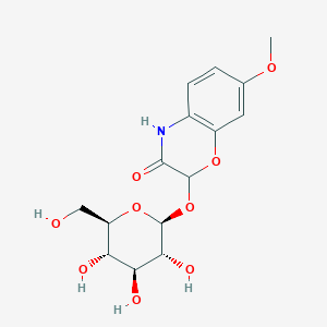 molecular formula C15H19NO9 B095448 HMBOA D-glucoside CAS No. 17622-26-3