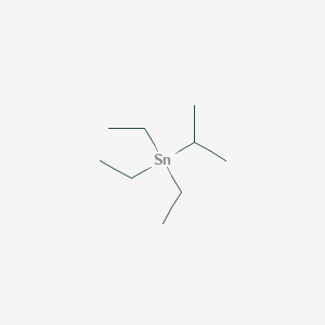 molecular formula C9H22Sn B095451 Stannane, triethyl(1-methylethyl)- CAS No. 17582-52-4